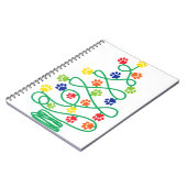 kerstverlichting notitieboek (Linkerzijde)