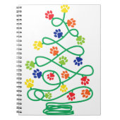 kerstverlichting notitieboek (Voorkant)