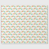 Kerstverlichting ontwerp cadeaupapier (Vlak)