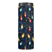 Kerstverlichting Ontwerp met Twinkling Glow Thermosbeker (Achterkant)