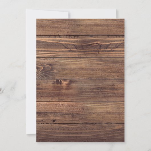 Kerstverlichting op boerderijhout I DO BBQ Kaart (Achterkant)