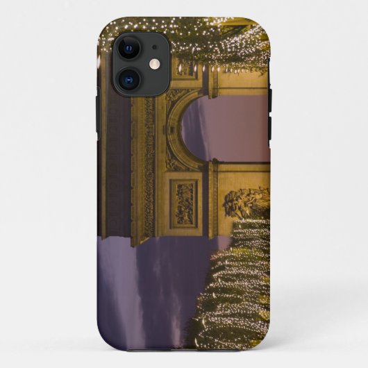 Kerstverlichting op de Champs Elysees Case-Mate iPhone Case (Achterkant)