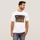 Kerstverlichting op de Champs Elysees T-shirt (Voorkant volledig)