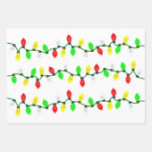 kerstverlichting op maat inpakpapier vel (Voorkant 3)