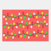 kerstverlichting op maat inpakpapier vel (Voorkant 2)