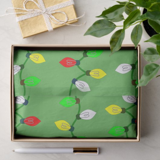 kerstverlichting op maat tissuepapier (Geschenk)