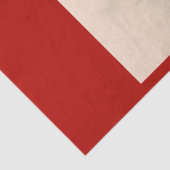 Kerstverlichting op rood tissuepapier (Detail)