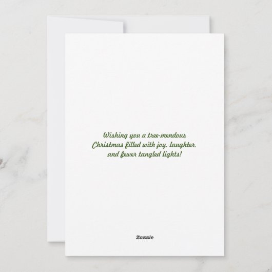 Kerstverlichting op Schattigee luiaard met Santa H Feestdagenkaart (Achterkant)