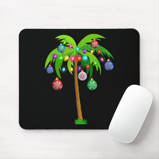 Kerstverlichting Palm Tree Fun Hawaii Beach Tropic Muismat (Met muis)