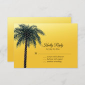 Kerstverlichting Palmboom Goud RSVP (Voorkant / Achterkant)