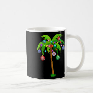 Kerstverlichting Palmboom Pret Hawaï Strand Tropis Koffiemok
