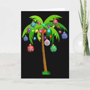 Kerstverlichting Palmboom Pret Hawaii Strand Tropi Kaart