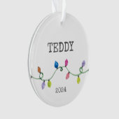Kerstverlichting PET PHOTO Ornament Artisan Fun (voorkant)