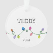 Kerstverlichting PET PHOTO Ornament Artisan Fun (voorkant)