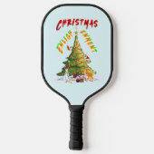 kerstverlichting pickleball paddle (Achterkant)