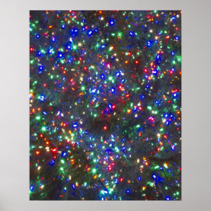 Kerstverlichting, Portland, Oregon Poster