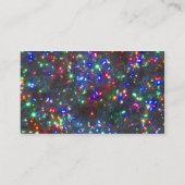 Kerstverlichting, Portland, Oregon Visitekaartje (Achterkant)