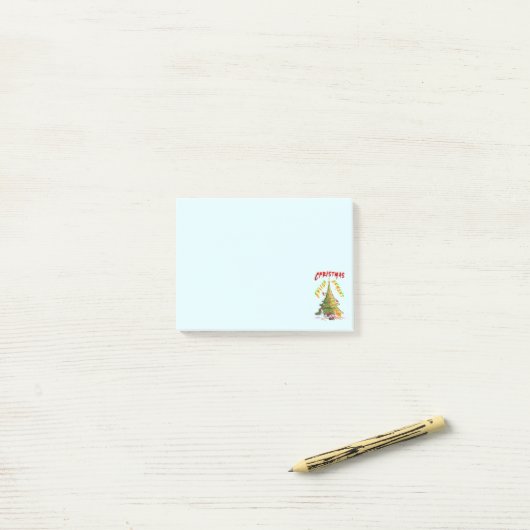 kerstverlichting post-it® notes (Op bureau)
