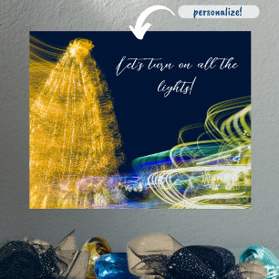 kerstverlichting poster