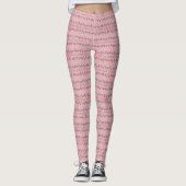 Kerstverlichting roze leggings (Voorkant)
