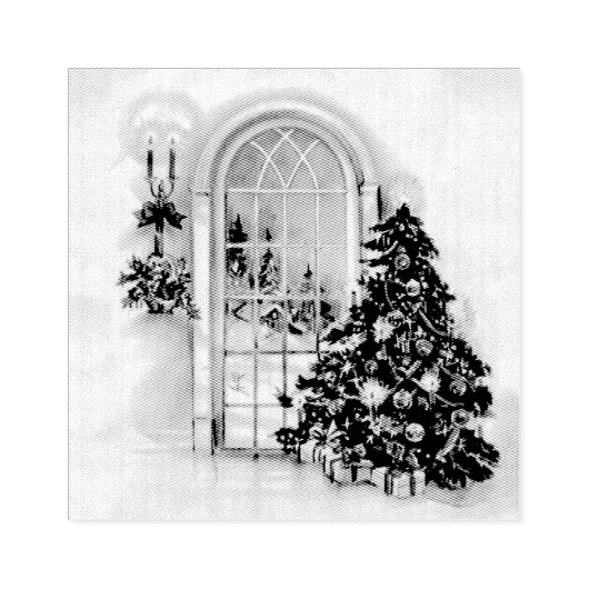 Kerstverlichting Rubberstempel (Afrduk)