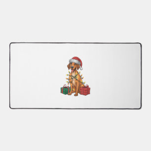 Kerstverlichting Santa Hat Thai Ridgeback Dog Kers Bureaumat
