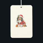 Kerstverlichting Santa Havanese Dog Christmas Luchtverfrisser<br><div class="desc">Kerstverlichting Santa Havanese Dog Christmas</div>