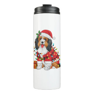 Kerstverlichting Santa Havanese Dog Christmas Thermosbeker