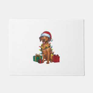 Kerstverlichting Santa Rhodesian Ridgeback Dog Chr Deurmat