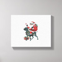 Kerstverlichting Santa Riding Great Dane Dog Kerst