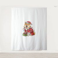 Kerstverlichting Santa Shiba Inu Dog Kerstmis