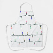 kerstverlichting schort (Voorkant)