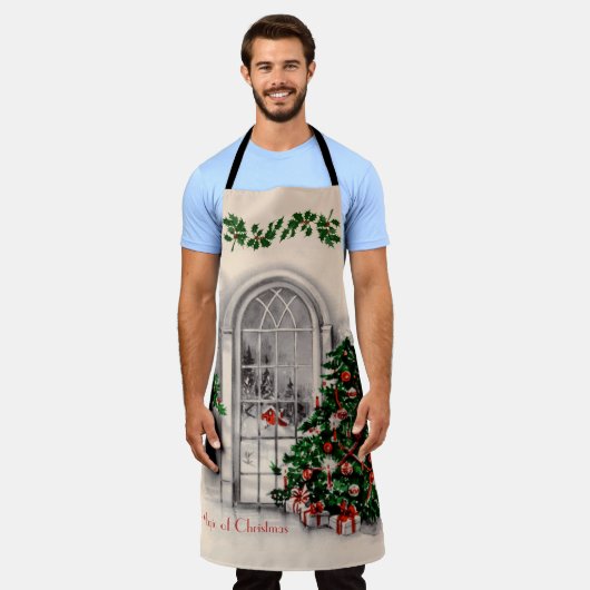 Kerstverlichting Schort (Gedragen)