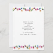 Kerstverlichting Seizoenen Groeten 16 foto's Feestdagenkaart (Achterkant)