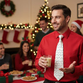 kerstverlichting stropdas