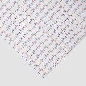 Kerstverlichting Tissuepapier (Detail)