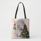 Kerstverlichting Tote Bag (Voorkant)
