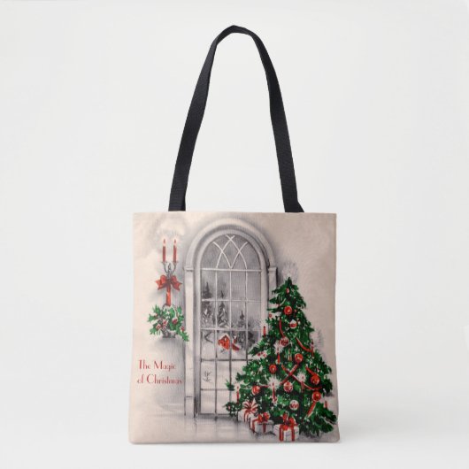 Kerstverlichting Tote Bag (Voorkant)