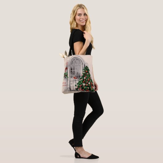 Kerstverlichting Tote Bag (Op model)