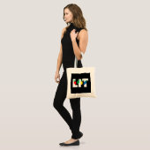 Kerstverlichting Tote Bag (Voorkant (model))