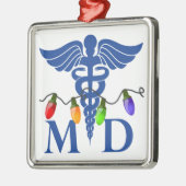 kerstverlichting voor artsen metalen ornament (Links)