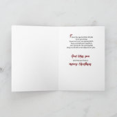 kerstverlichting voor brandweermannen Dank je wel Kaart (Binnen)