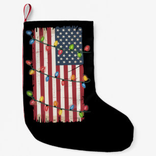 Kerstverlichting VS Vlag Patriottische Veteraan Ke Kleine Kerstsok