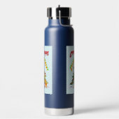 kerstverlichting waterfles (Links)