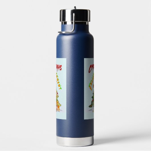 kerstverlichting waterfles (Rechts)