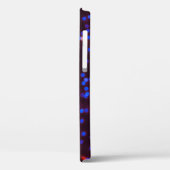 Kerstverlichting, wazige, feestelijke achtergrond. Case-Mate iPhone case (Achterkant / Links)