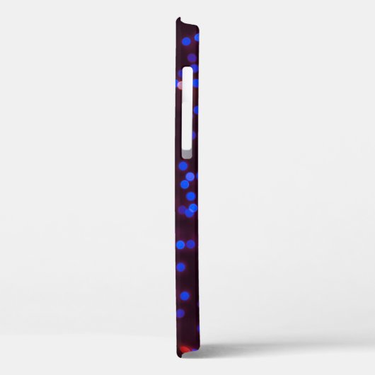 Kerstverlichting, wazige, feestelijke achtergrond. Case-Mate iPhone case (Achterkant / Links)