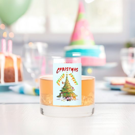 kerstverlichting whisky glas (Insitu (Verjaardag))