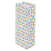 kerstverlichting wijn cadeautas (Voorkant Gekanteld)