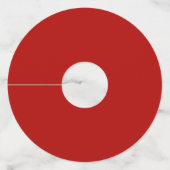 Kerstverlichting Wijnglaslabel (Achterkant)